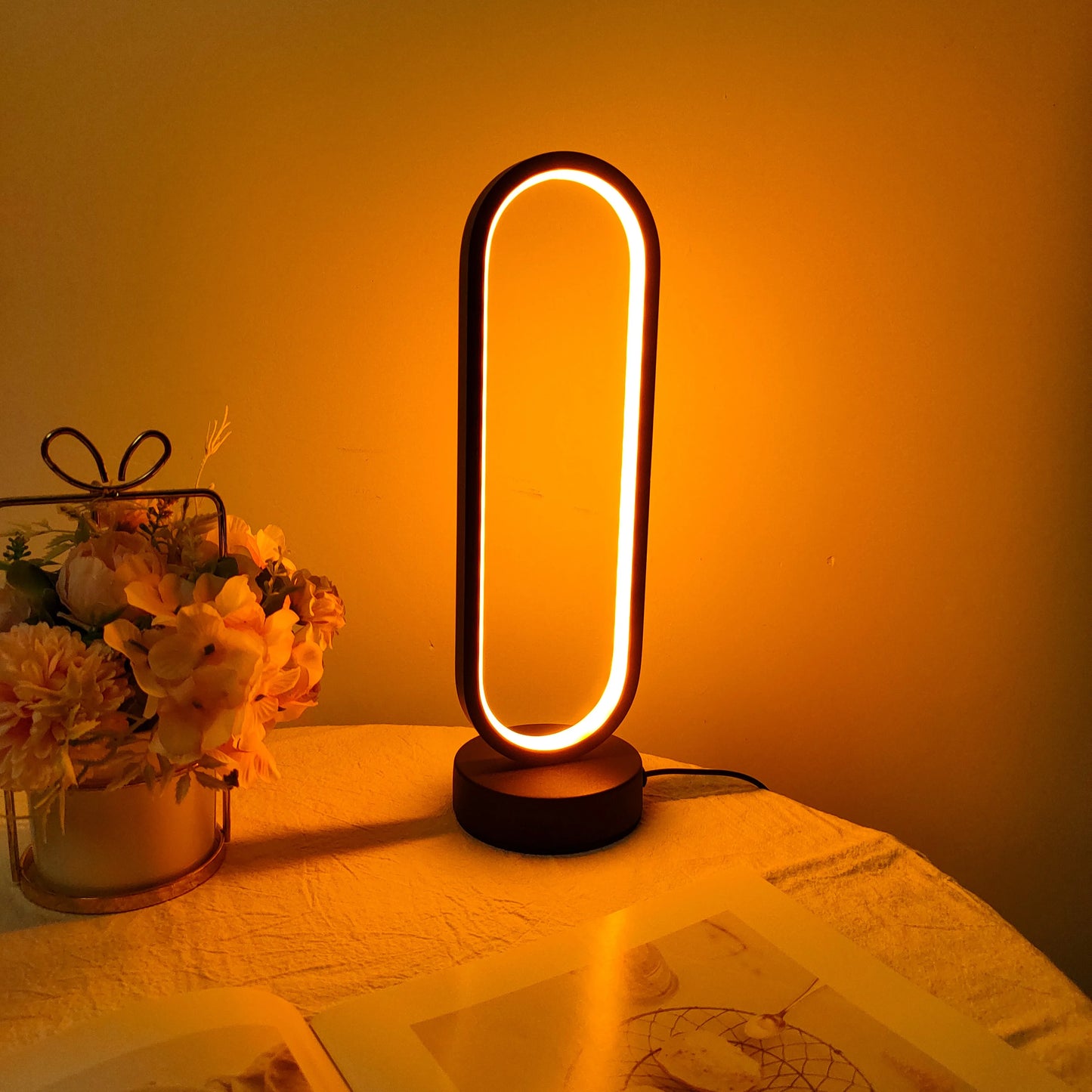 DeskHub Ring LED Lamp Three-color Dimming