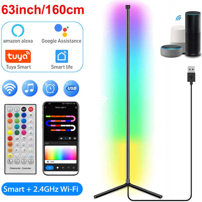 160cm Smart  Corner RGB+ Lamp Modern Mood Lighting